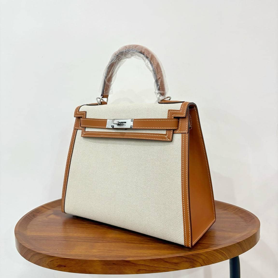 Kelly Canvas-Leather Mix